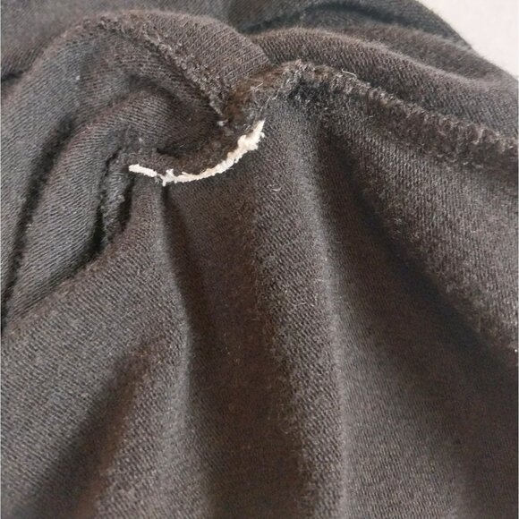 Madewell Long Sleeve Black Bodysuit‎ Faux Wrap Surplice Soft sz S - Picture 8 of 12